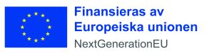 Logga Finansieras av Europeiska unionen POS