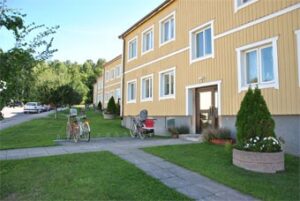 Gammal bild på Vällaregatan